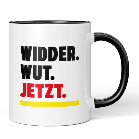 Astrology Gift Mug – black-accented version with same statement