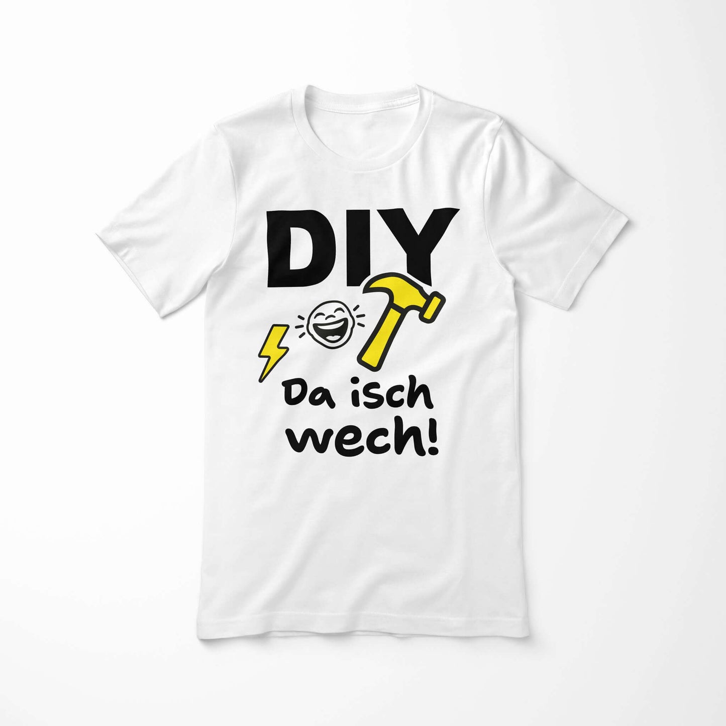 Flat laid tee – funny German handyman shirt