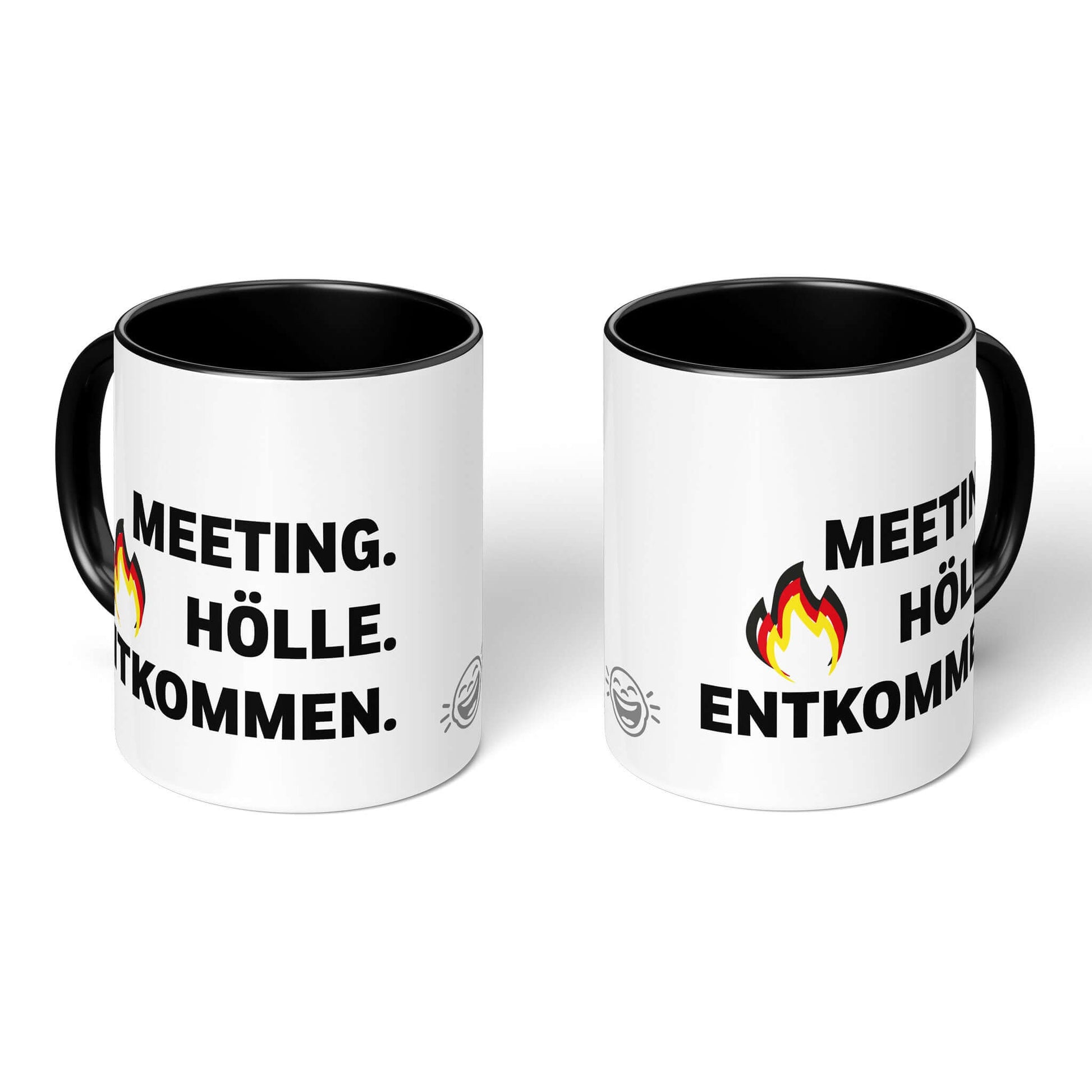 Brüllerware funny office mugs from 3-word humor series