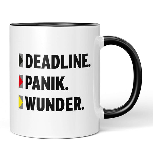 White/Black mug showing sarcastic office design