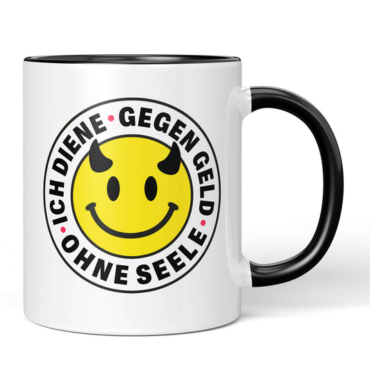 Sarcastic work mug – white and black/white version comparison