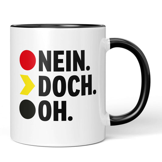 Black-handled version with same bold design