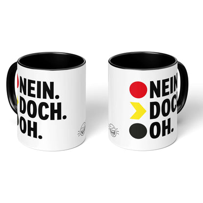 Black/white versions shown together – retro coffee style