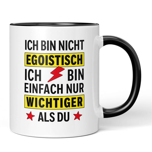 Black-handled version with same quote