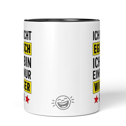 Back of black-accented version with Brüllerware logo