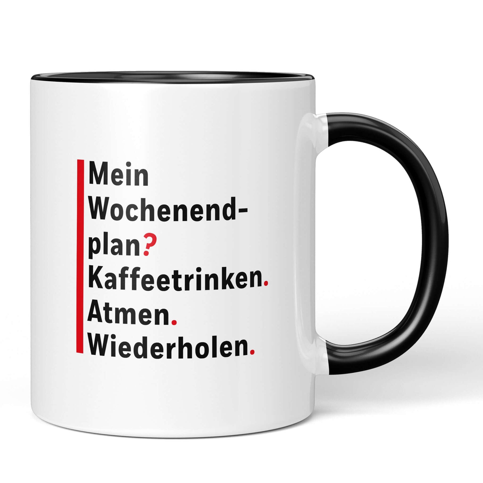 Black-handled version with same self-care design